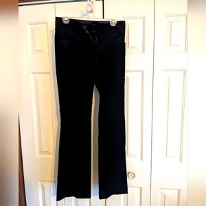 Banana Republic Black Velvet Pants